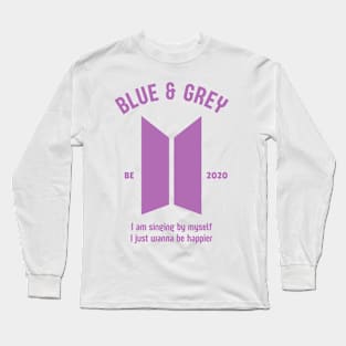 Blue & Grey - BE Long Sleeve T-Shirt